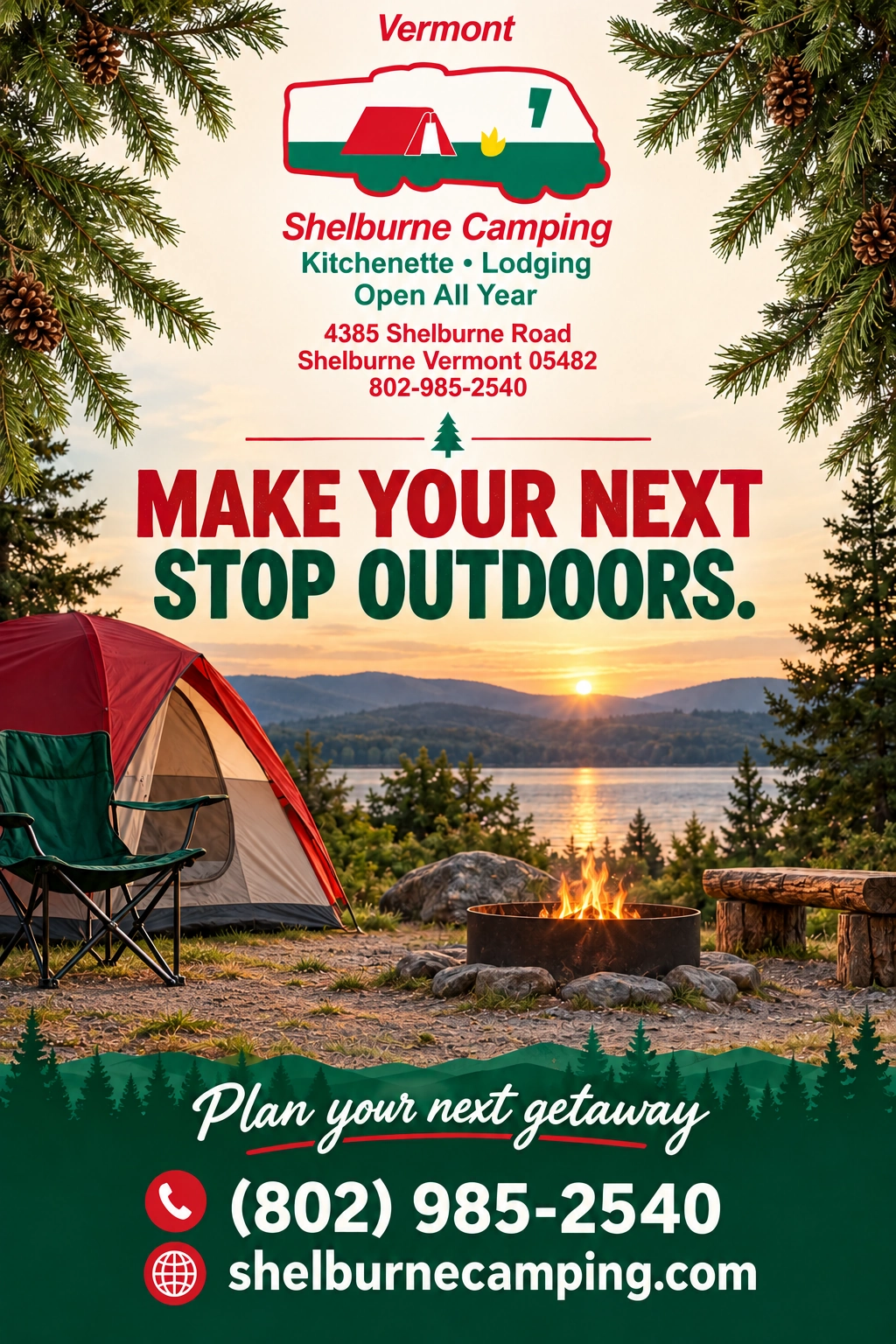 Shelburne Camping & Lodging artwork